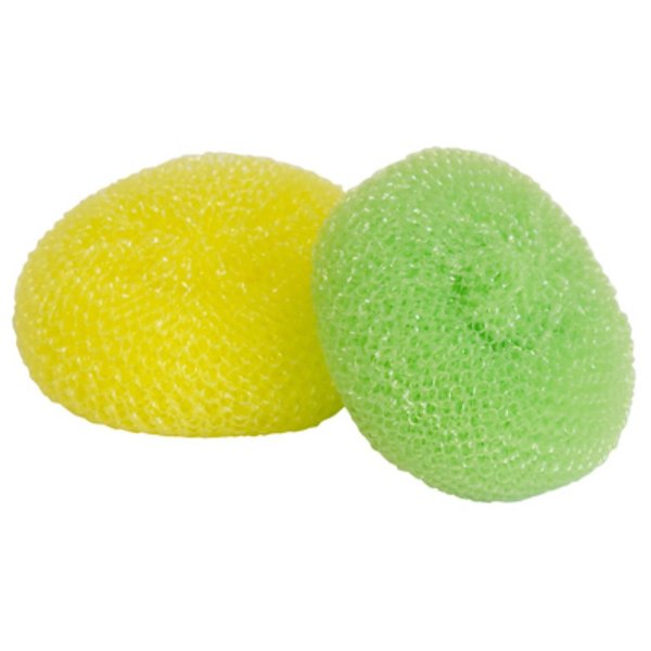 Quickie 2Pk Plas Mesh Scourer 502372